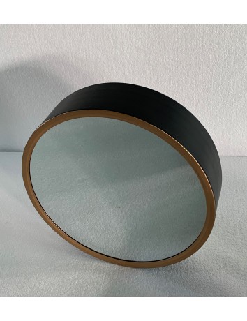 Metal mirror frame matt black