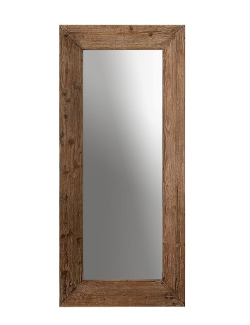 Wooden mirror 