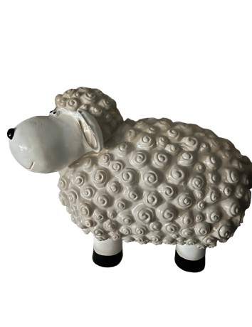 Sheep 41cm grey white